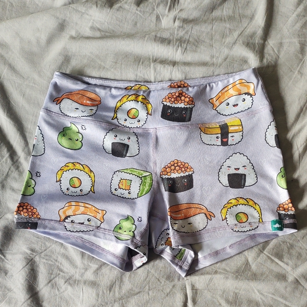 Sushi Print Women's Shorts